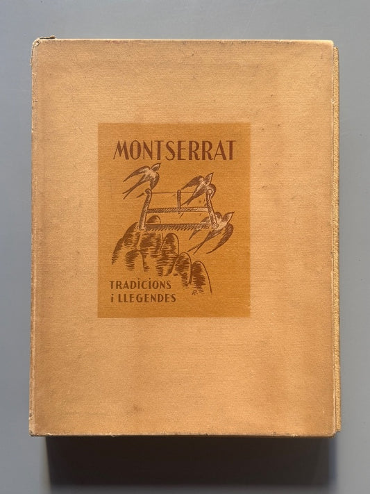 Montserrat: Tradicions i llegendes, Joan Amades (ej. nº386) - Edicions La Llumenera, 1935