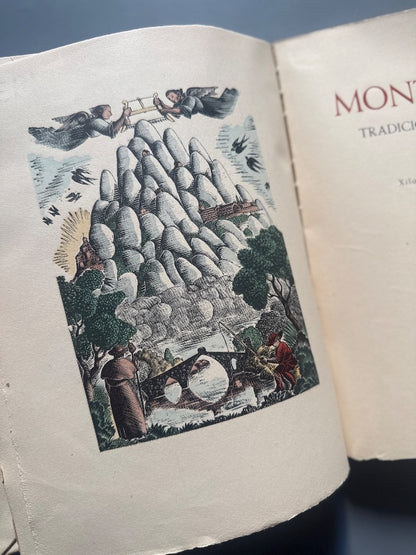 Montserrat: Tradicions i llegendes, Joan Amades (ej. nº386) - Edicions La Llumenera, 1935