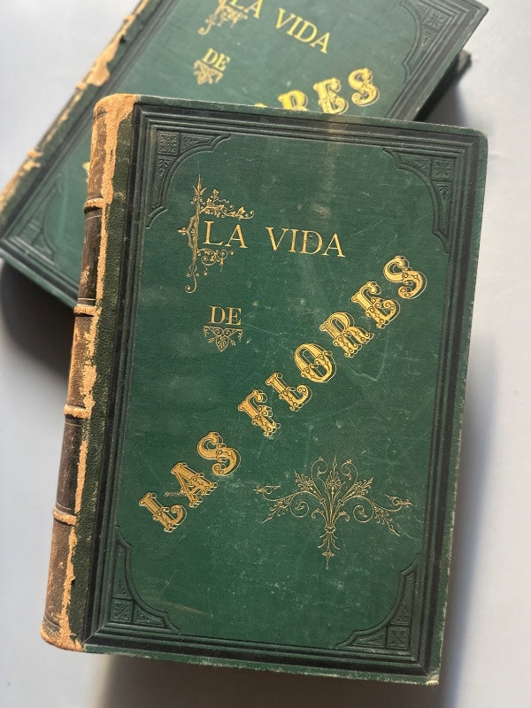 La vida de las flores, Alfonso Karr y Taxile Delord - Tipo-litografía de Celestino Verdaguer, 1878