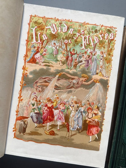 La vida de las flores, Alfonso Karr y Taxile Delord - Tipo-litografía de Celestino Verdaguer, 1878