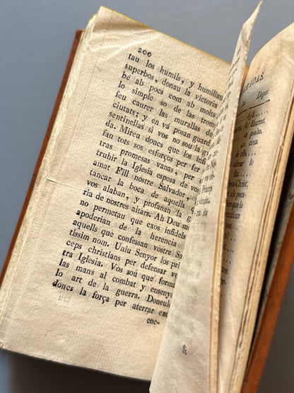 Los set salms penitencials en versos catalans, Pere Marcé y Sentaló - Barcelona, 1806