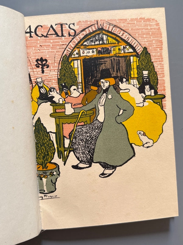 Quatre gats. Exposición Homenaje al grupo Quatre Gats - Editorial Barna, 1954