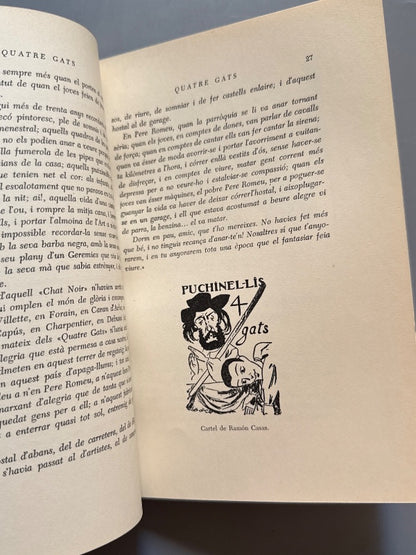 Quatre gats. Exposición Homenaje al grupo Quatre Gats - Editorial Barna, 1954
