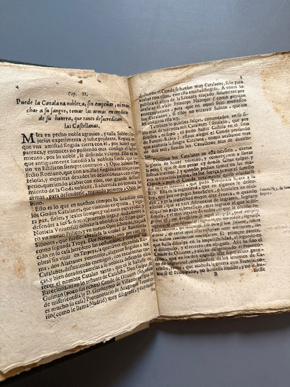 Catalana justicia contra las castellanas armas, Josep Font. Guerra dels Segadors - Barcelona, 1641