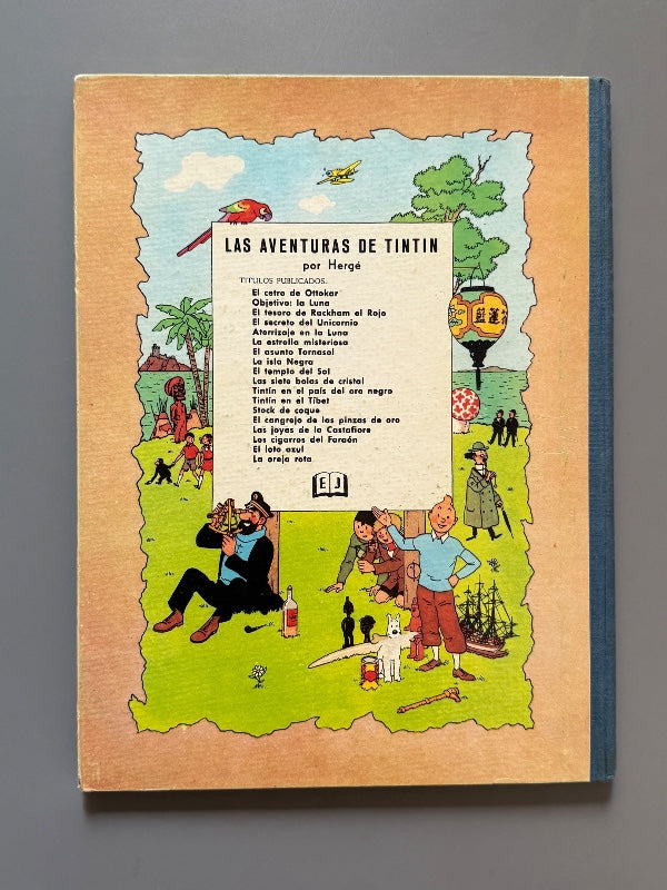 Tintín en el Congo, Hergé (1ª ed.) - Editorial Juventud, 1968