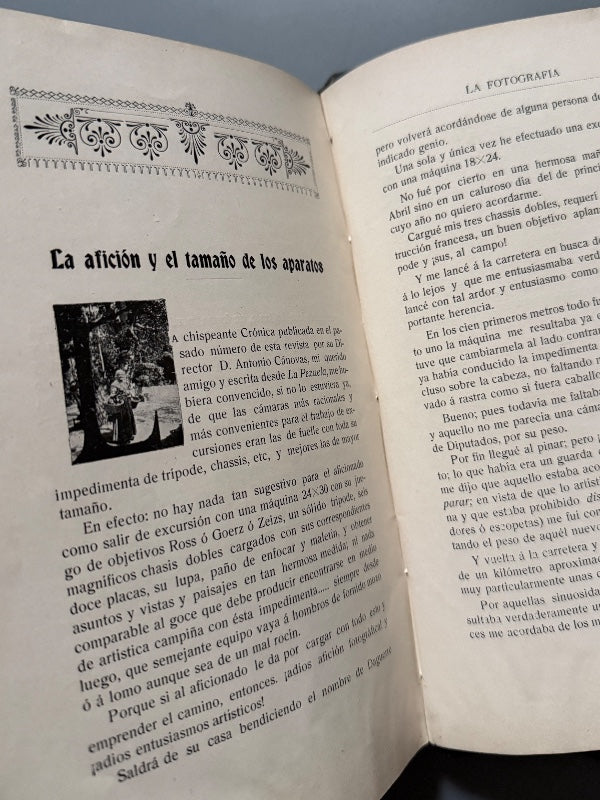 Revista La Fotografía. 33 números (años I, V y  VI) - Madrid, 1901-1902/ 1905-1906/ 1906-1907