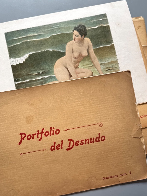 Portfolio del desnudo. 14 cuadernillos - Ramón Sopena, ca. 1915