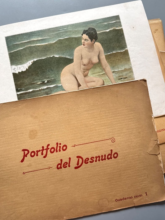 Portfolio del desnudo. 14 cuadernillos - Ramón Sopena, ca. 1915