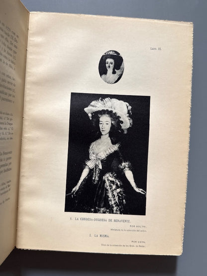 La Duquesa de Alba y Goya, Joaquín Ezquerra del Bayo - Est. Tip. Blans, 1928