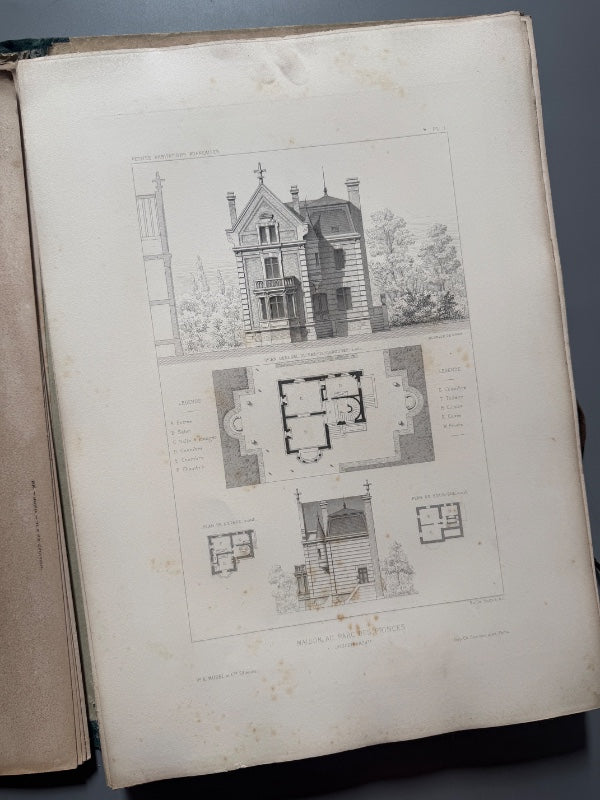 Petites habitations françaises, J. Boussard - A. Morel et Cie, 1879