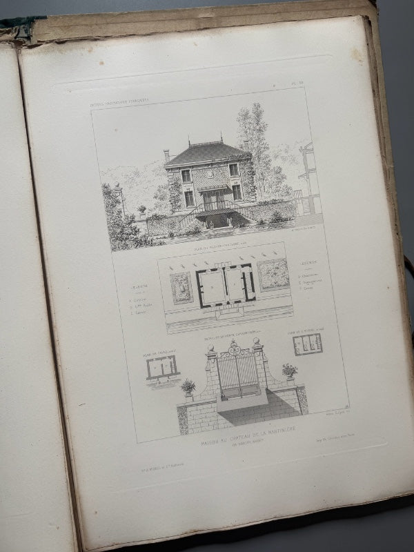Petites habitations françaises, J. Boussard - A. Morel et Cie, 1879