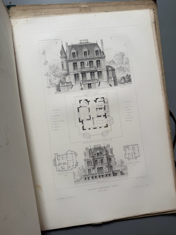 Petites habitations françaises, J. Boussard - A. Morel et Cie, 1879
