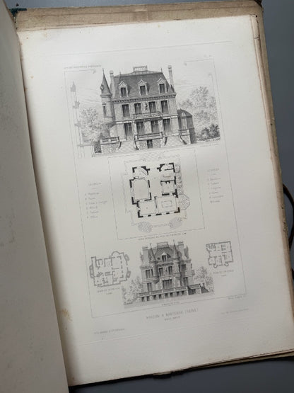 Petites habitations françaises, J. Boussard - A. Morel et Cie, 1879