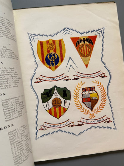 Llibre d'or del futbol català. Presentación del libro - Organitzacions Monjoia, 1927