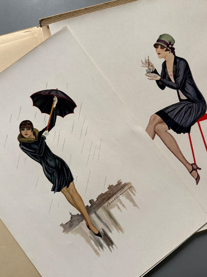 Mujeres de Baldrich (firmado por el autor) - Madrid, 1928