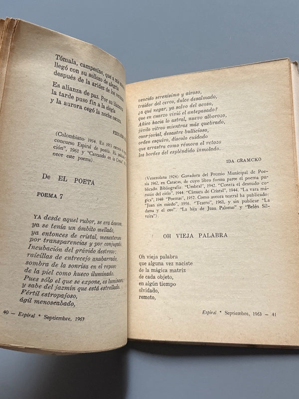 Espiral. Letras y Arte. Nº88 (artículo Fidel Castro) - Septiembre, 1963
