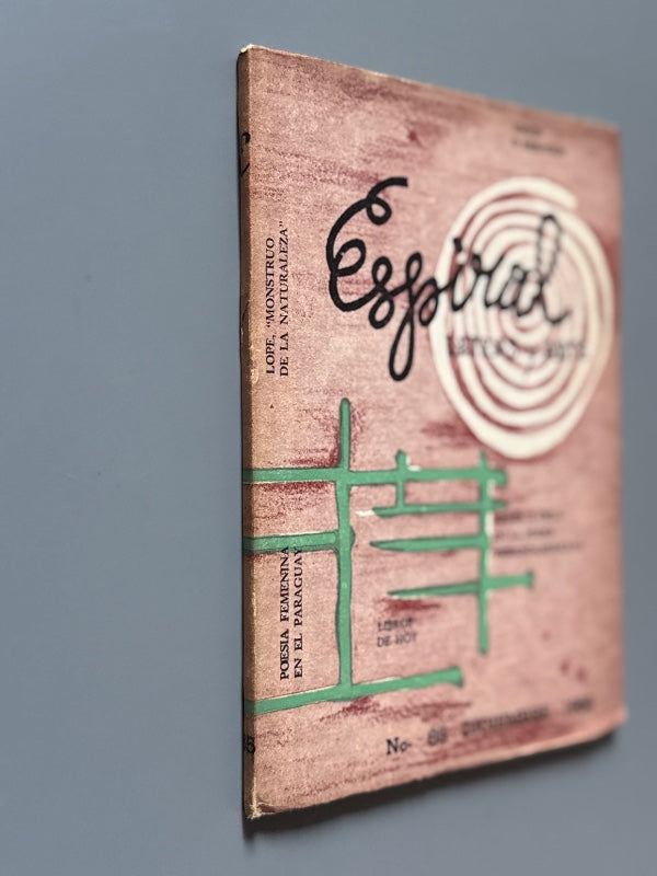 Espiral. Letras y Arte. Nº85 (artículo Poesía femenina en el Paraguay) - Diciembre, 1962