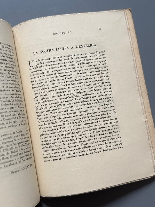 La Revista de Catalunya. En una nit obscura, Mercè Rodoreda - Nº82, enero de 1938