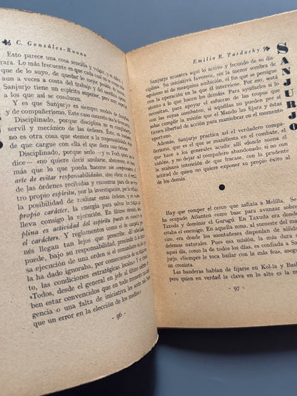 Sanjurjo, Cesar González-Ruano y Emilio Tarduchy (Portada Penagos) - Editorial Acción Española, 1933