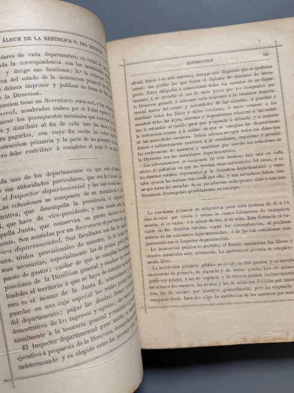 Álbum de la República Oriental del Uruguay - Exposición Continental de Buenos Aires, 1882