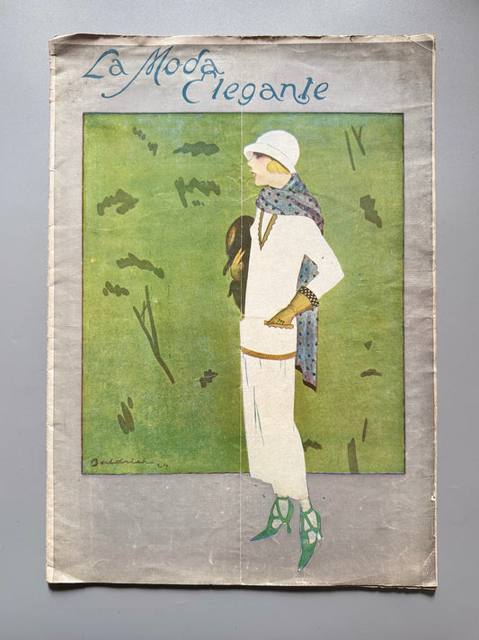 La Moda Elegante, año LXXXIII nº7 - Imp. Saez Hermanos, julio de 1924