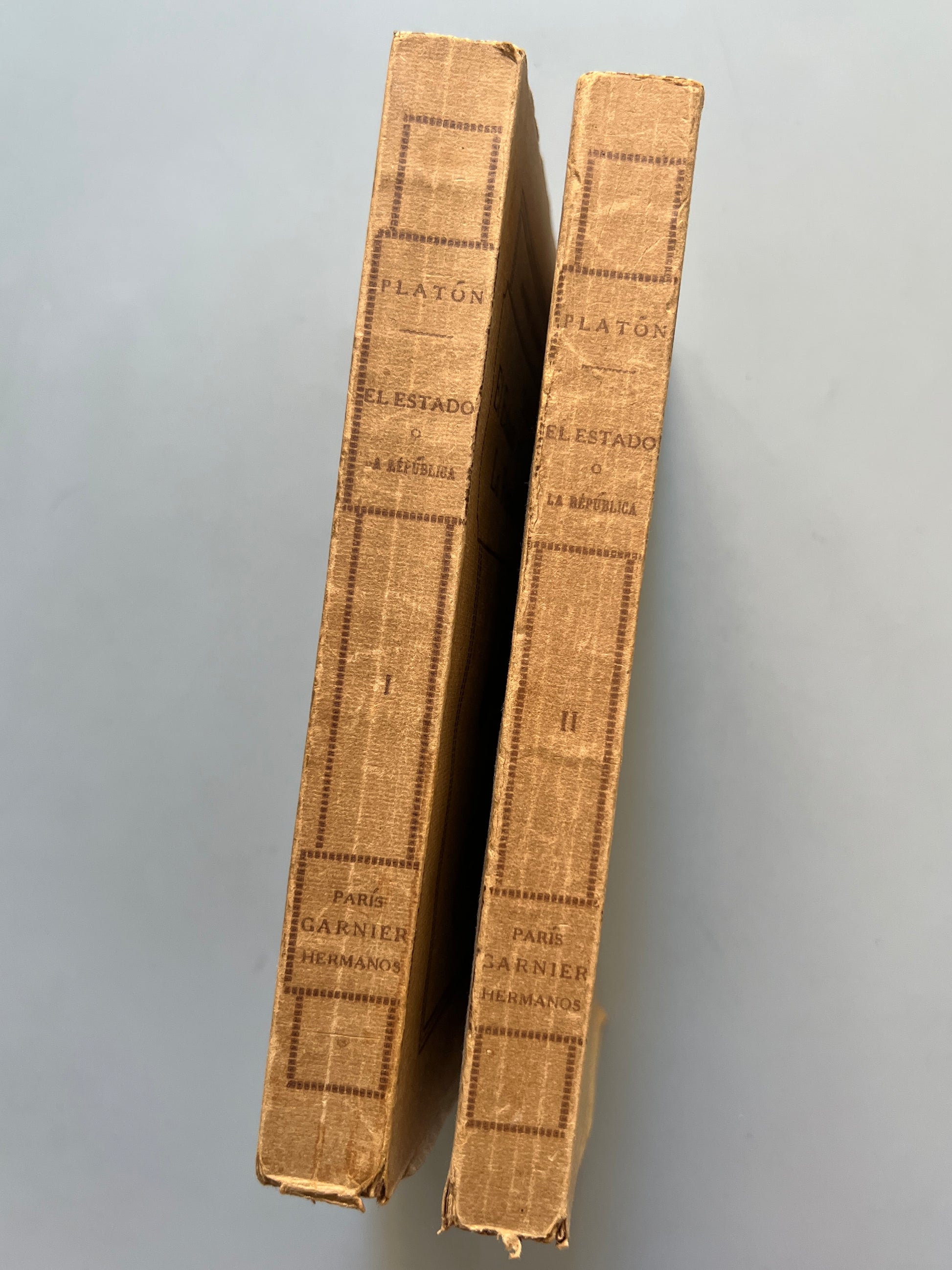 Libro de: El Estado o la República, Platón - Garnier Hermanos, ca. 1900