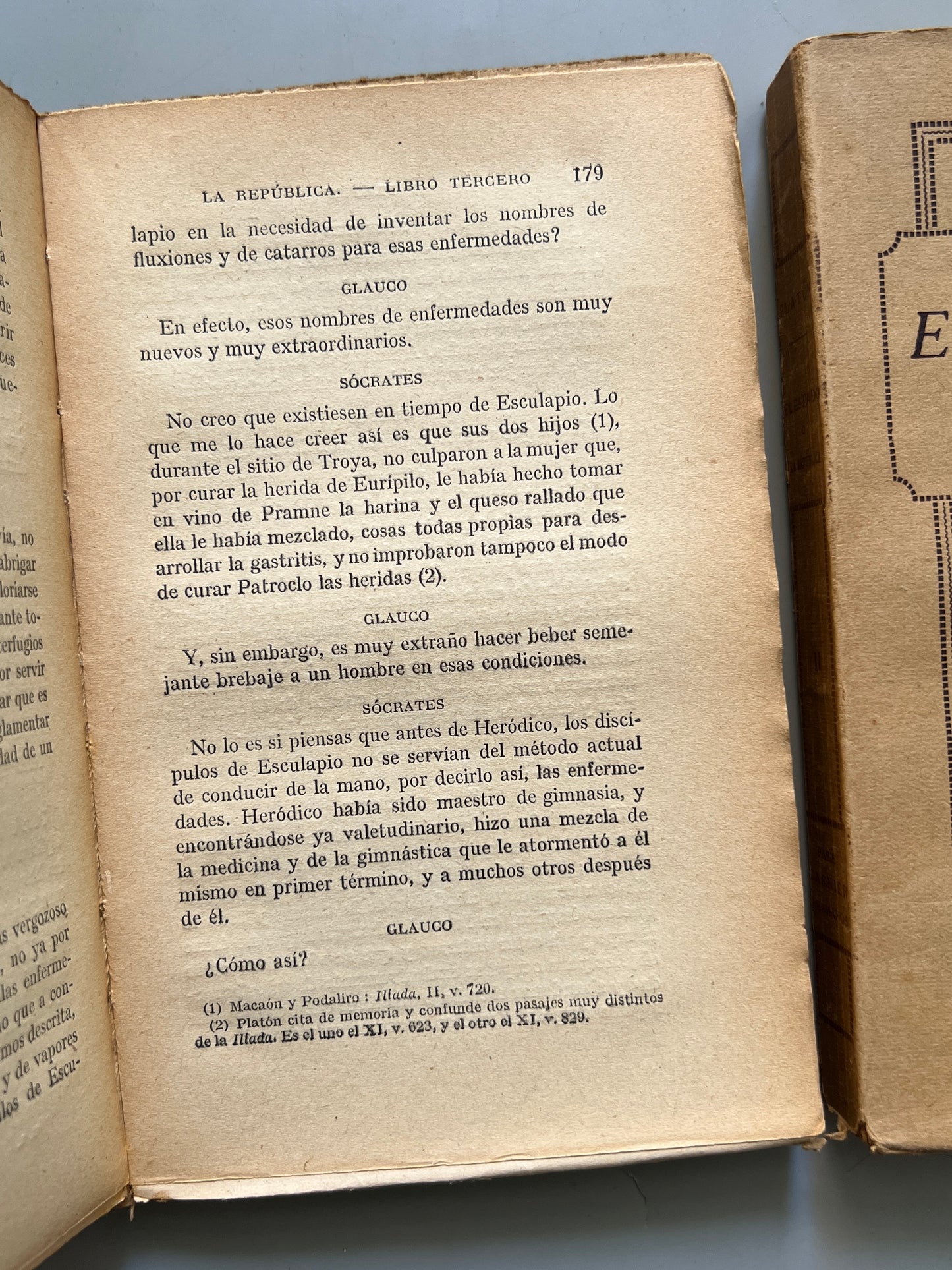 Libro de: El Estado o la República, Platón - Garnier Hermanos, ca. 1900