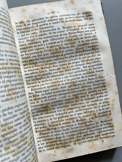 Libro de: Historia del Comunismo, Alfredo Sudre - Imprenta del Diario de Barcelona, 1860