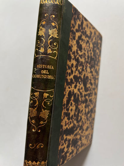 Libro de: Historia del Comunismo, Alfredo Sudre - Imprenta del Diario de Barcelona, 1860