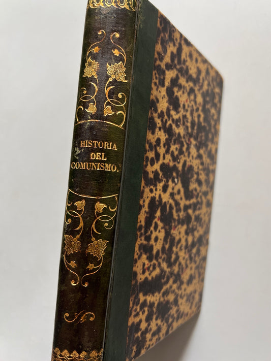 Libro de: Historia del Comunismo, Alfredo Sudre - Imprenta del Diario de Barcelona, 1860