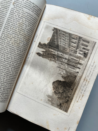 Libro de: Historia de España + Estadística moderna el territorio español - Imprenta del Imparcial, 1843