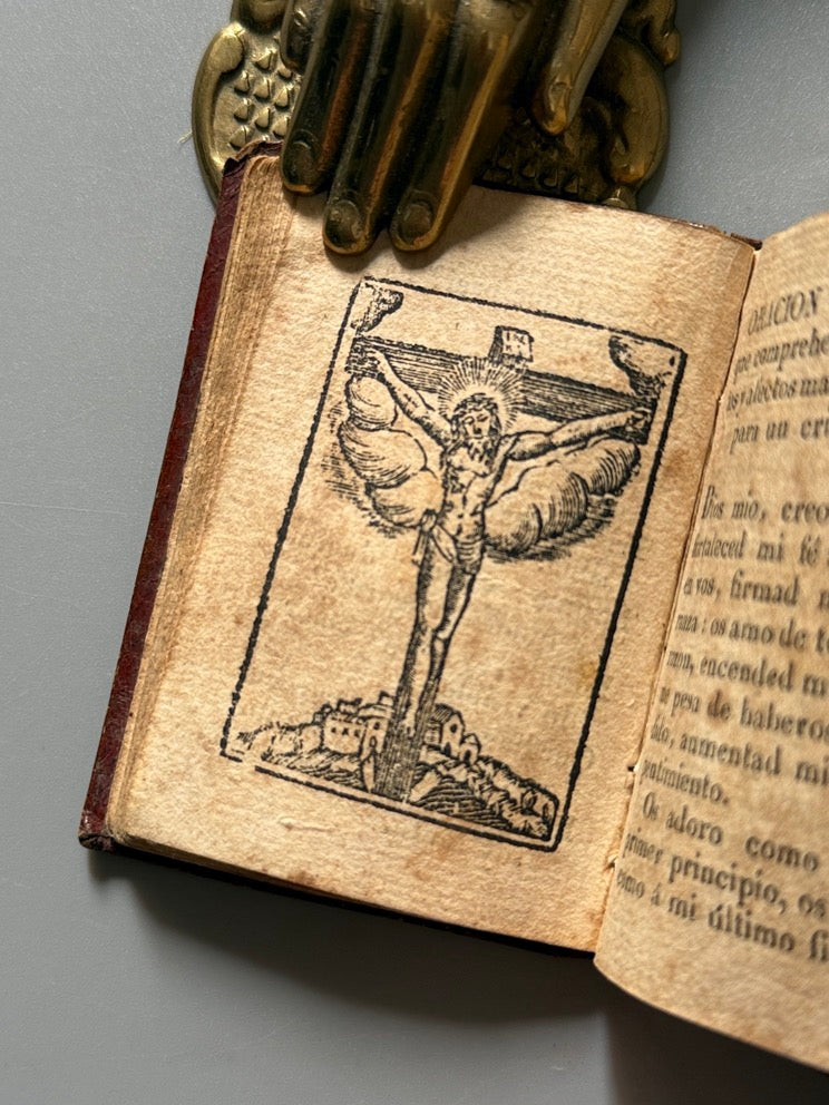 Libro de: Meditaciones para el santo sacrificio de la Misa, Pablo Minguet (miniatura) - Ramón M. Indar, 1837