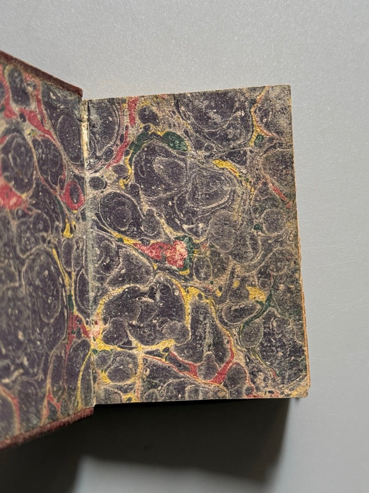 Libro de: Meditaciones para el santo sacrificio de la Misa, Pablo Minguet (miniatura) - Ramón M. Indar, 1837