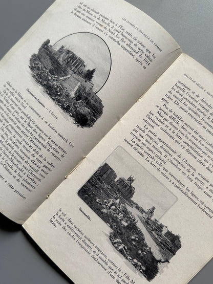 Libro de: Les champs de bataille de France - Les chemins de fer du nord et de l'est, ca. 1920