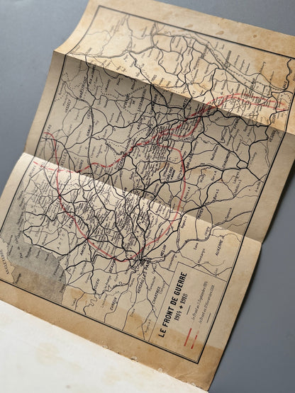 Libro de: Les champs de bataille de France - Les chemins de fer du nord et de l'est, ca. 1920