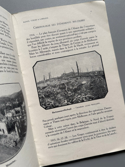 Libro de: Les champs de bataille de France - Les chemins de fer du nord et de l'est, ca. 1920