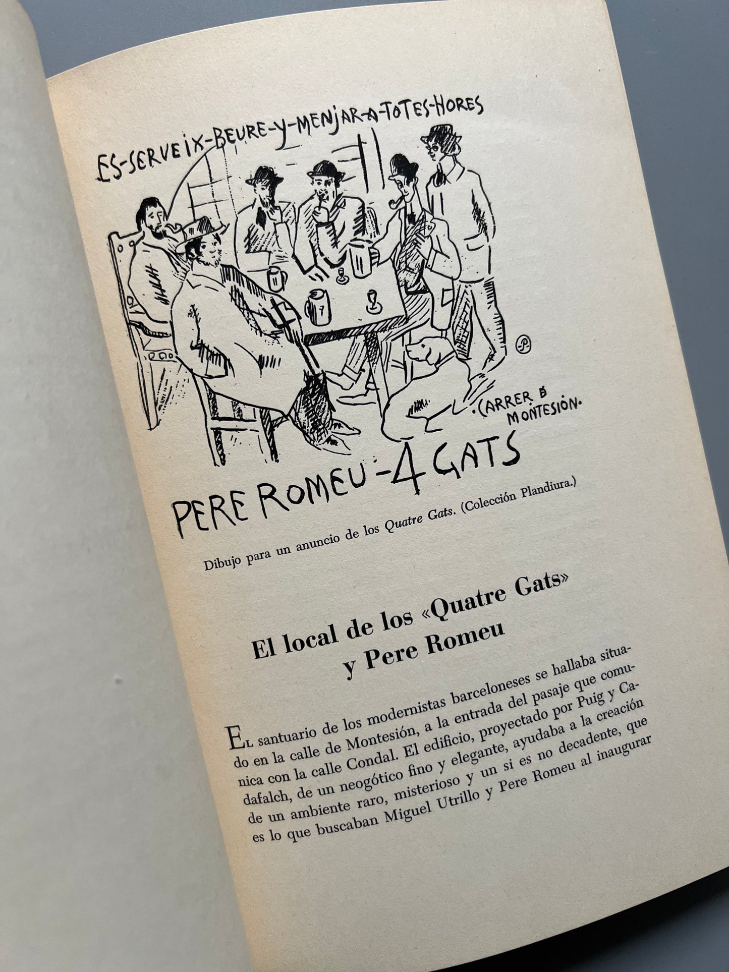 Exposición homenaje al grupo Quatre Gats - Editorial Barna, 1954