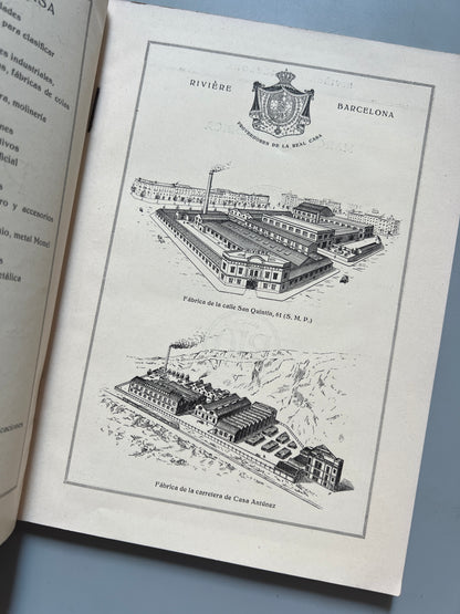 Libro de: La teoría y la práctica del cercado, Rivière y C.ª - ca. 1920