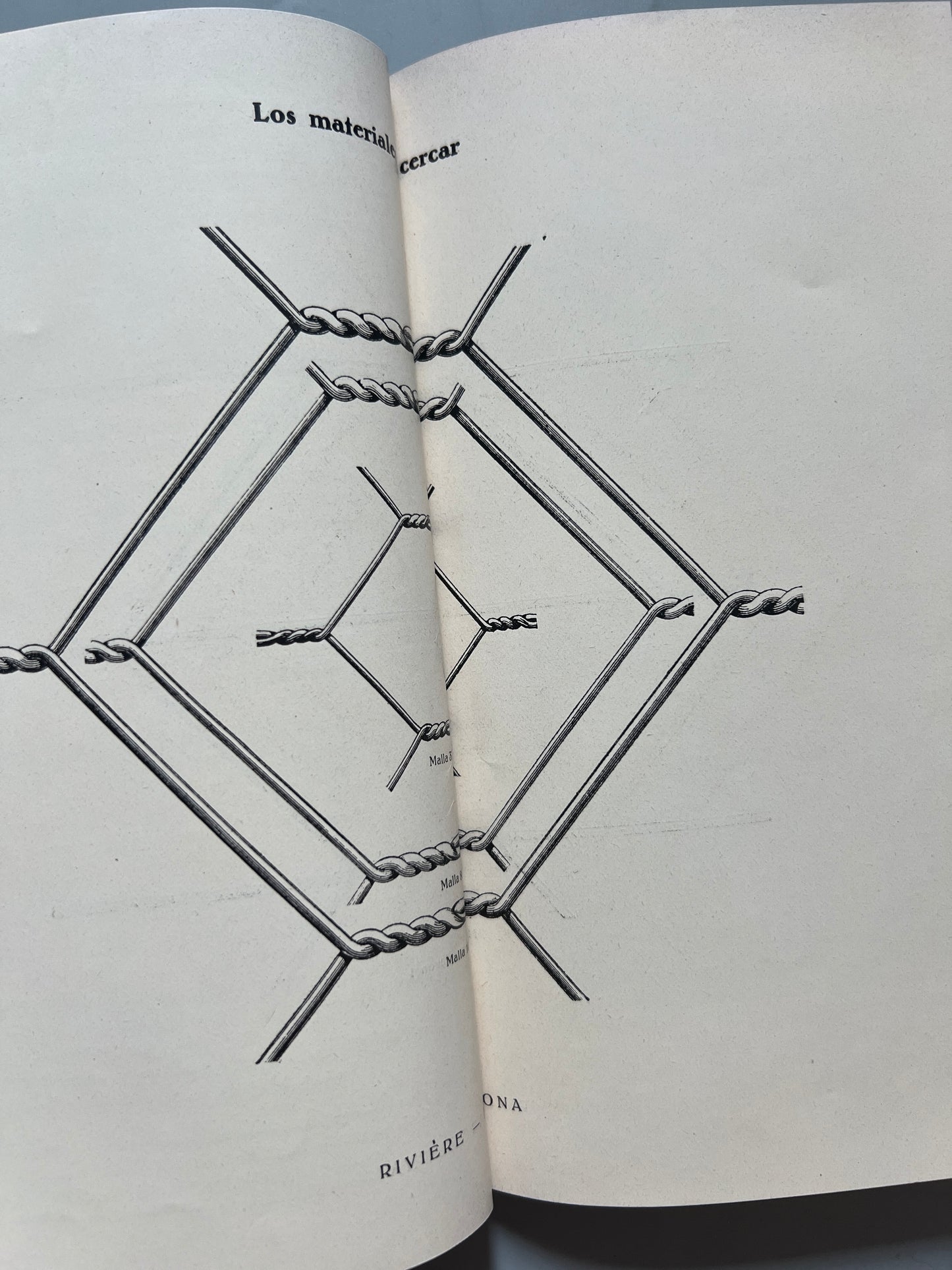 Libro de: La teoría y la práctica del cercado, Rivière y C.ª - ca. 1920