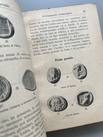 Libro de: Monete Greche, Solone Ambrosoli - Ulrico Hoepli, 1899