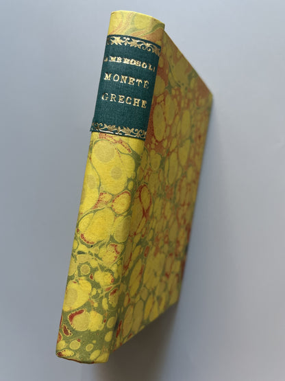 Libro de: Monete Greche, Solone Ambrosoli - Ulrico Hoepli, 1899