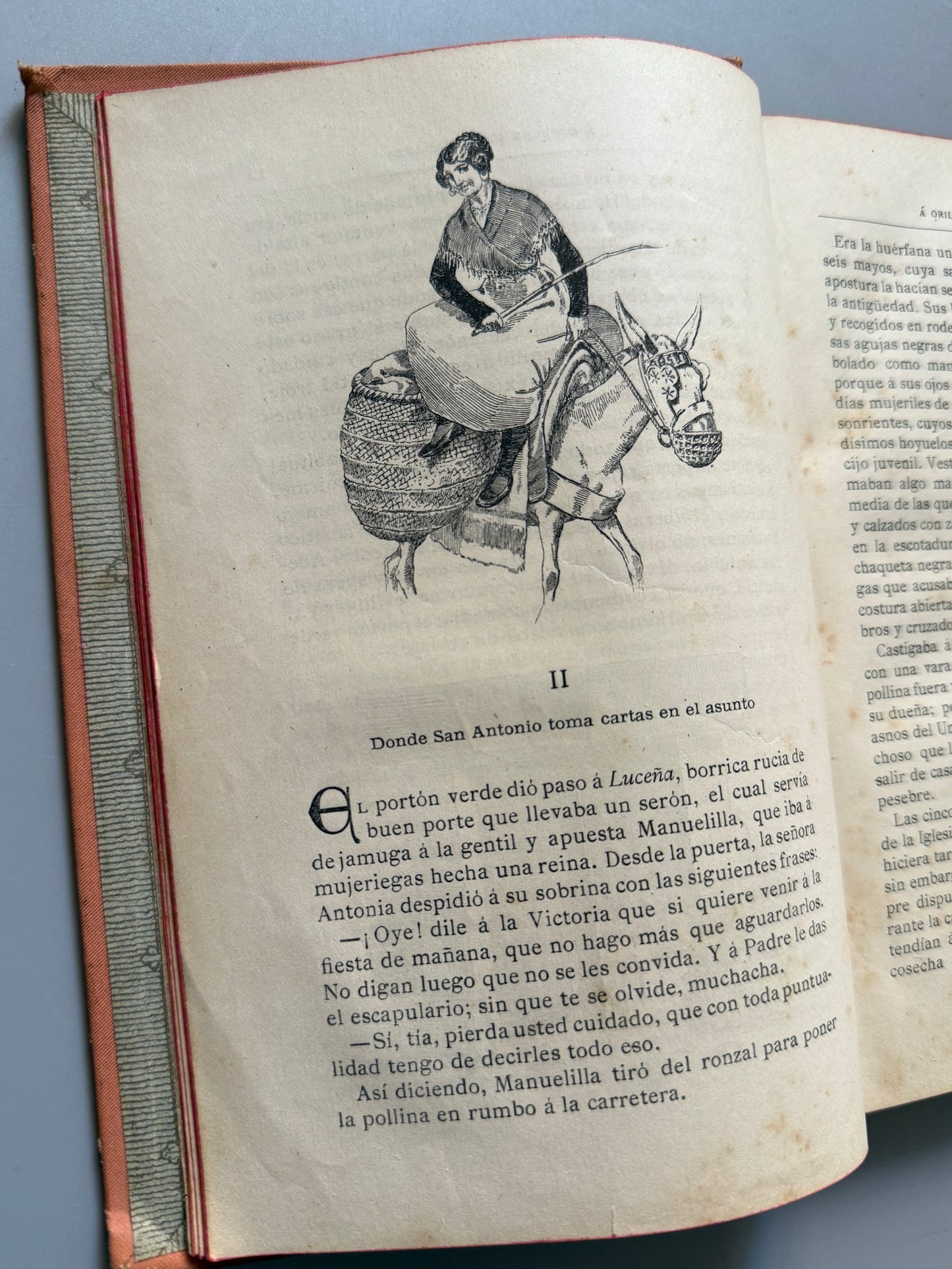 Libro de: A orillas del Guadarza, J. Ramón Mélida - Biblioteca Arte y Letras, 1887