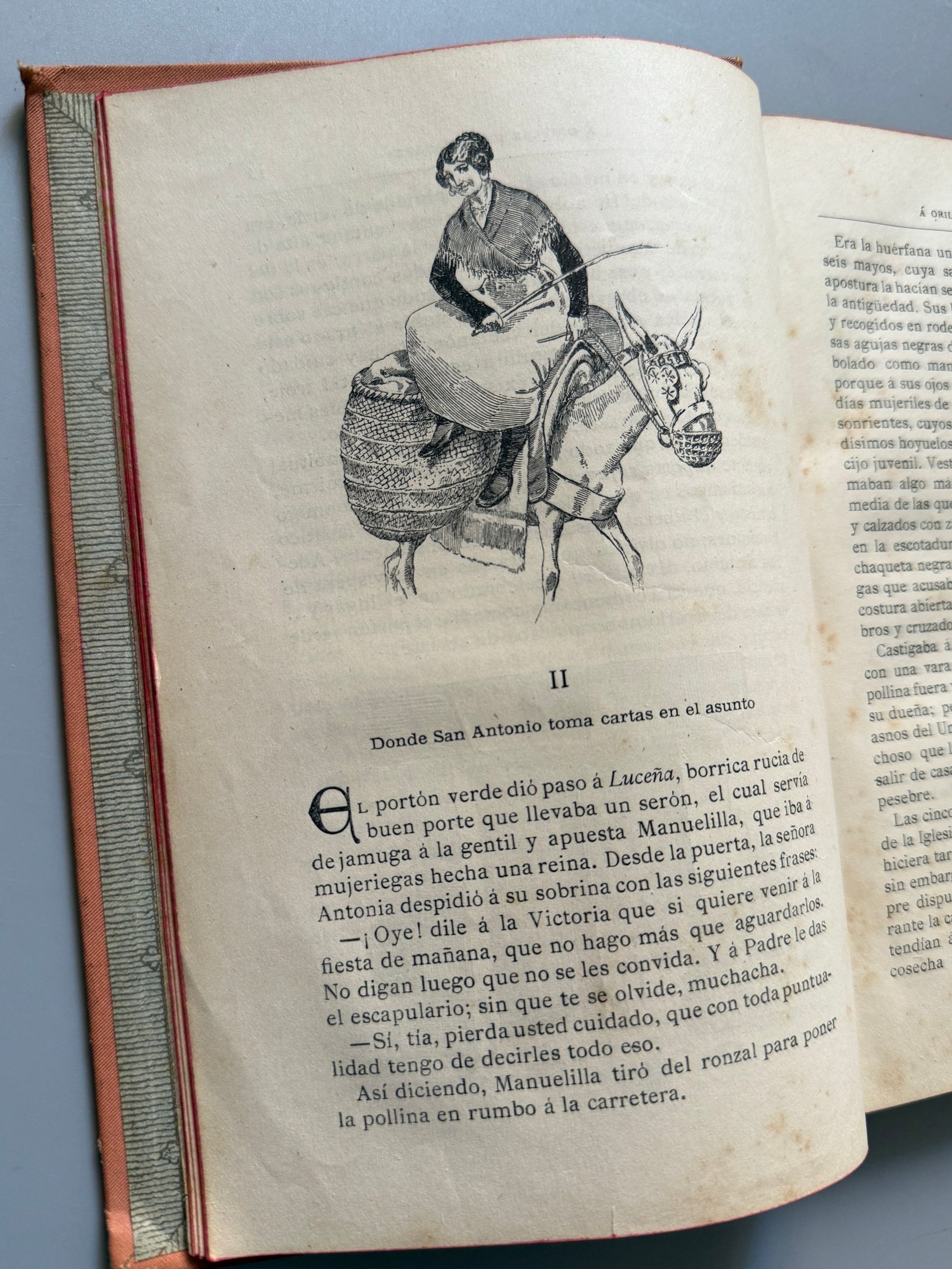 Libro de: A orillas del Guadarza, J. Ramón Mélida - Biblioteca Arte y Letras, 1887