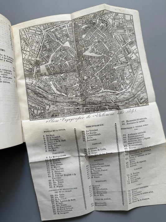 Libro de: Manual de forasteros en Valencia, J. G. - Libreria de Julian Mariana, 1841