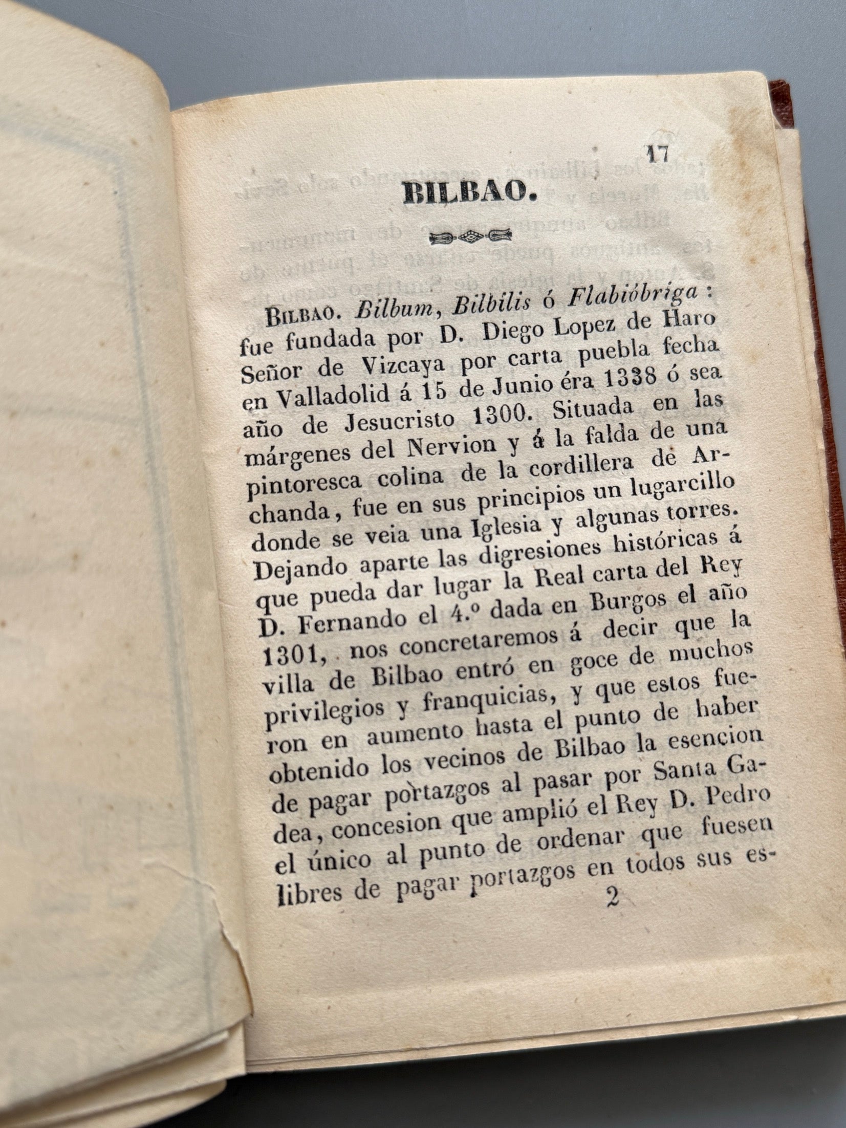 Libro de: Guia de Bilbao y conductor del viagero en Vizcaya - Imprenta de Adolfo Depont, 1846