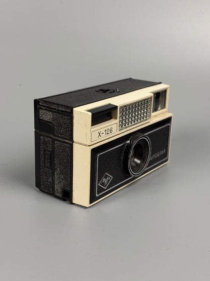 Cámara Analógica Agfa Autostar X-126 – Película 126, Vintage Años 60–70