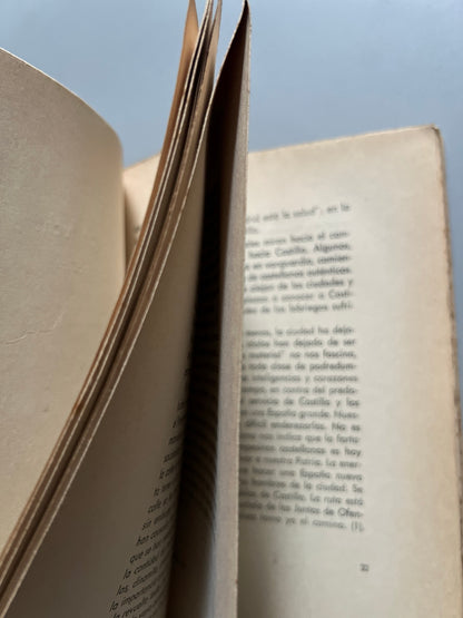 Libro de: Siete años de lucha. Una trayectoria política, Javier M. de Bedoya - Valladolid, 1939