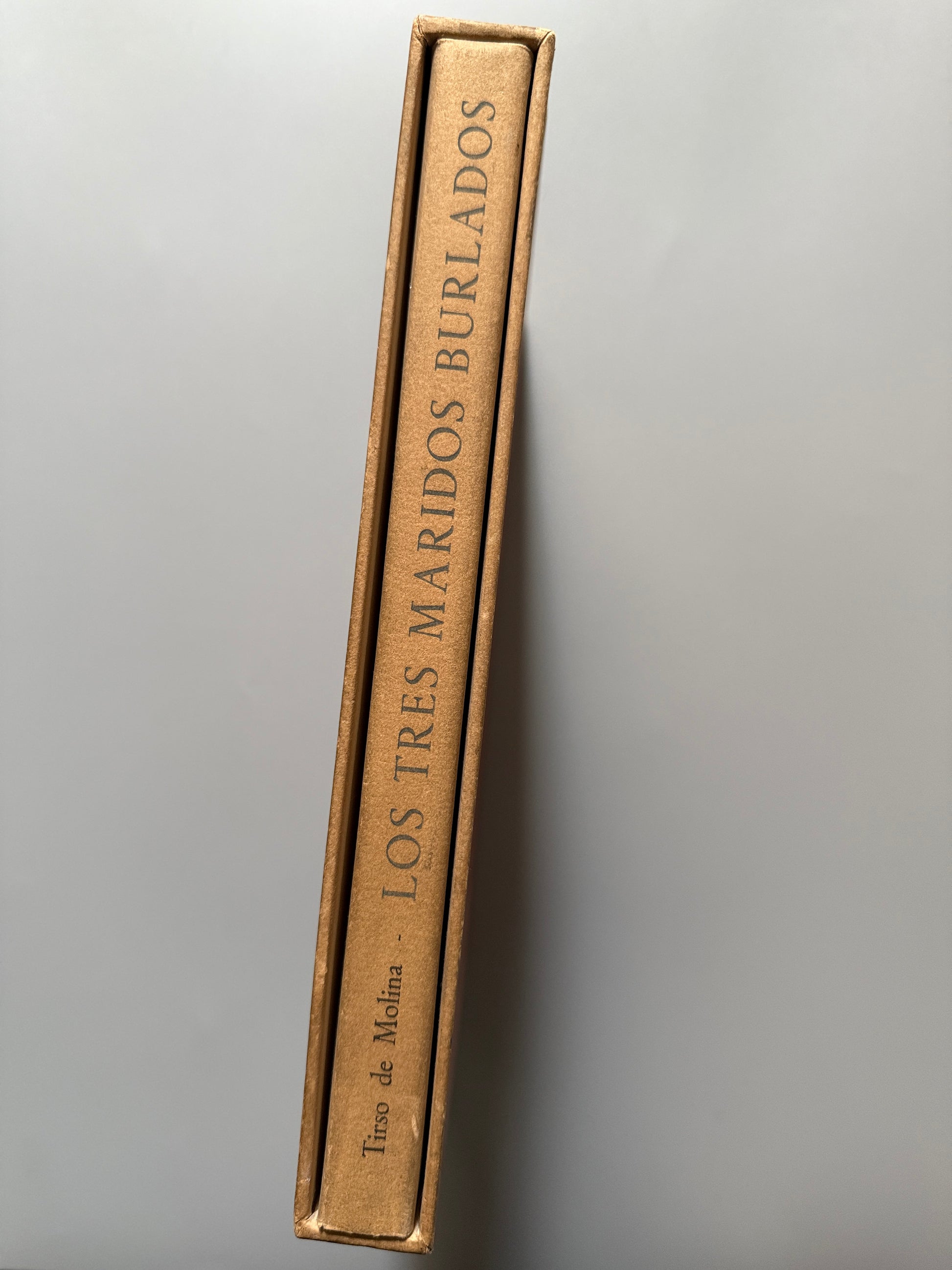 Libro de: Los Tres Maridos Burlados, Tirso De Molina (numerado, nº253) - Editorial Gustavo Gili, 1951