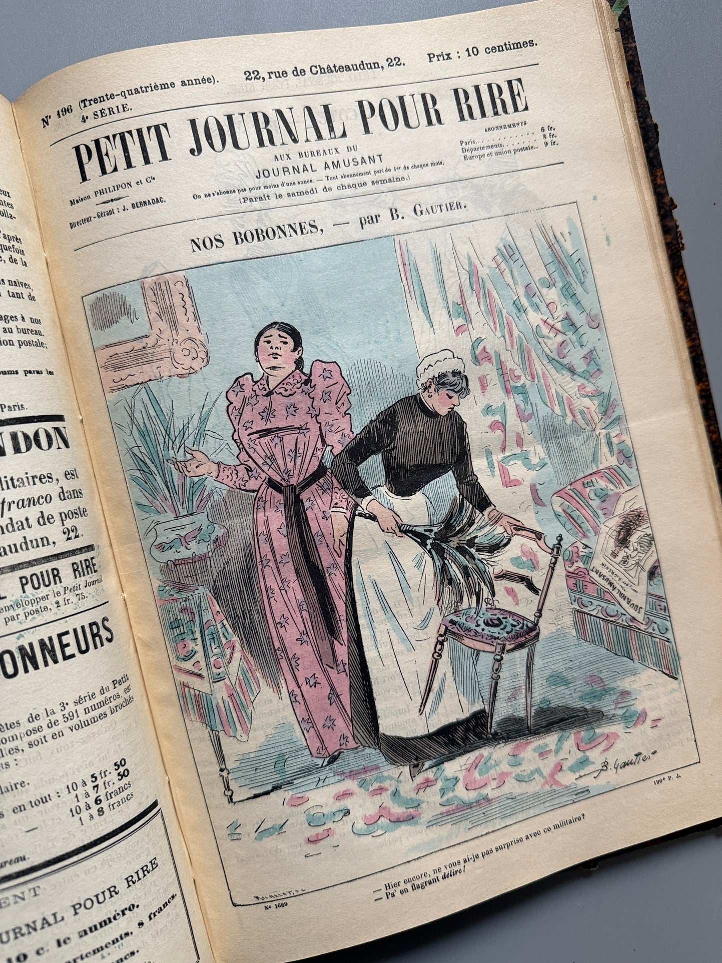 Libro de: Petit journal pour rire, nº159-209 - Maison Philipon et Cie, Paris