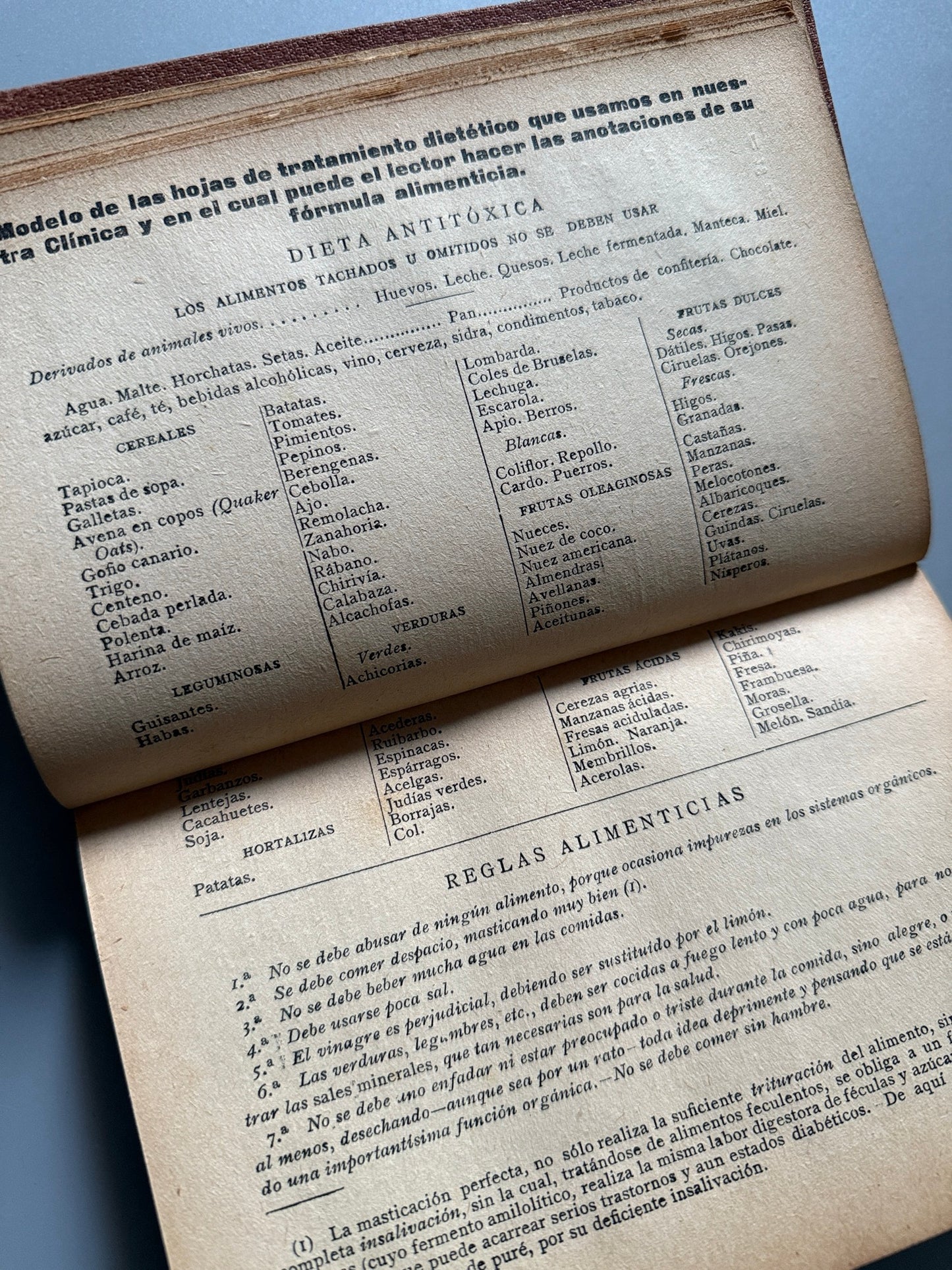 Libro de: Nutrición humana y cocina vegetariana científica, Eduardo Alfonso - Editorial Pueyo, 1932